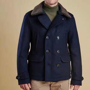Barbour Men's Penston Wool Jacket Navy